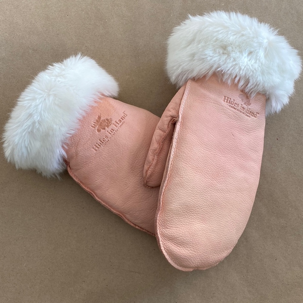 Hides In Hand Leather Mittens
